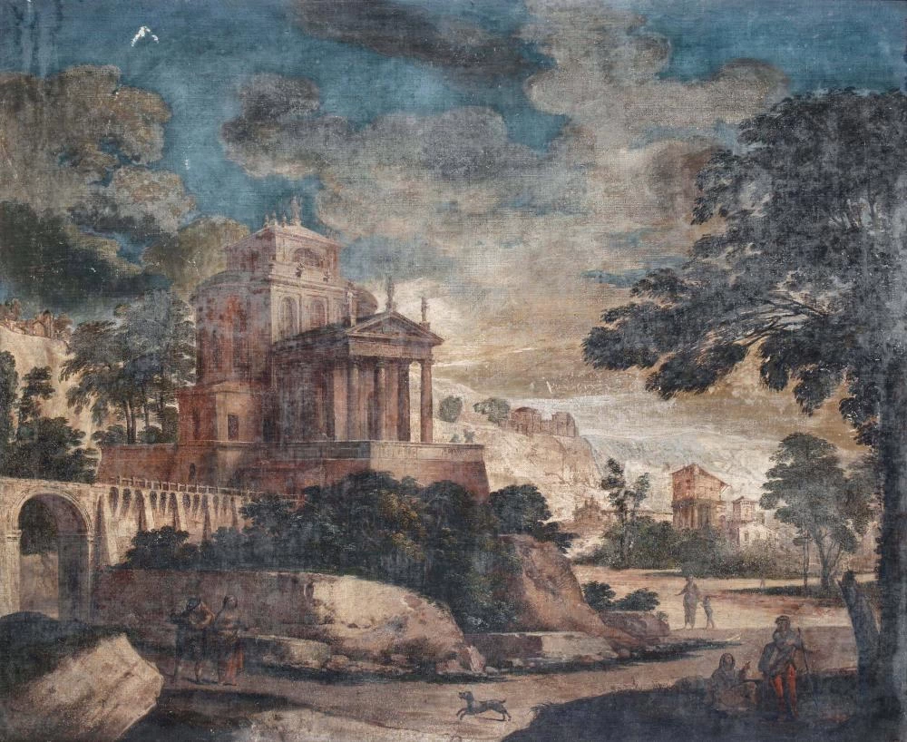 Vincenzo Martinelli-Paesaggio con architetture classiche - attribuito 1